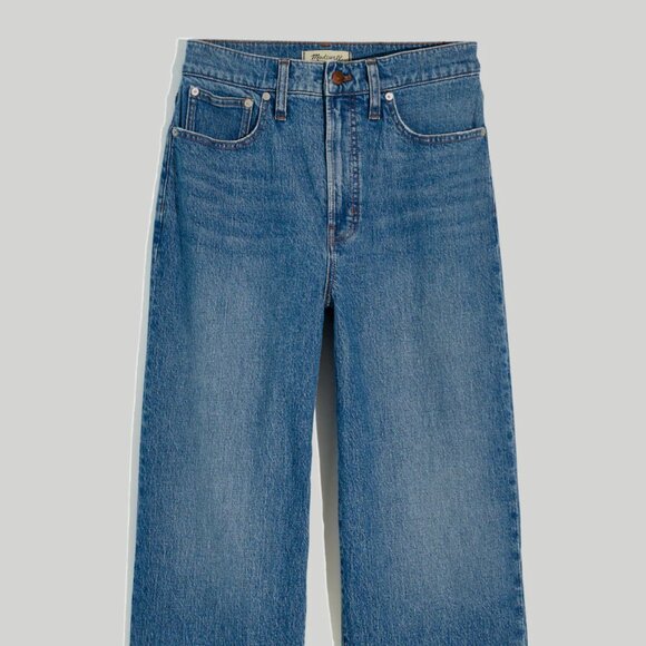 Madewell Perfect Vintage Wide Leg Crop Jean (27 Petite) - Picture 1 of 7